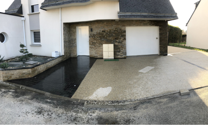 Jardin Dambiance Paysagiste Sarzeau COUR ALLEE TERRASSE 14