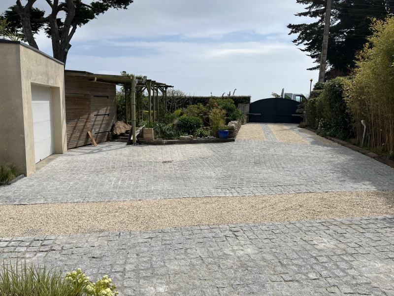 Jardin Dambiance Paysagiste Sarzeau COUR ALLEE TERRASSE 23