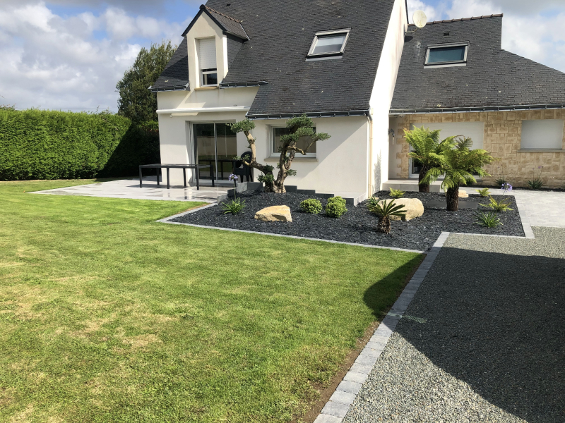 Jardin Dambiance Paysagiste Sarzeau COUR ALLEE TERRASSE 3