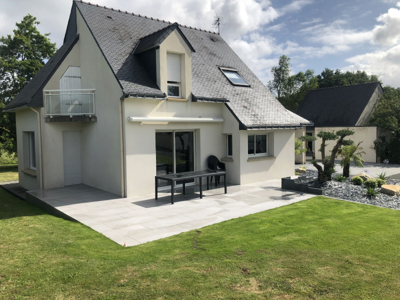 Jardin Dambiance Paysagiste Sarzeau COUR ALLEE TERRASSE 5