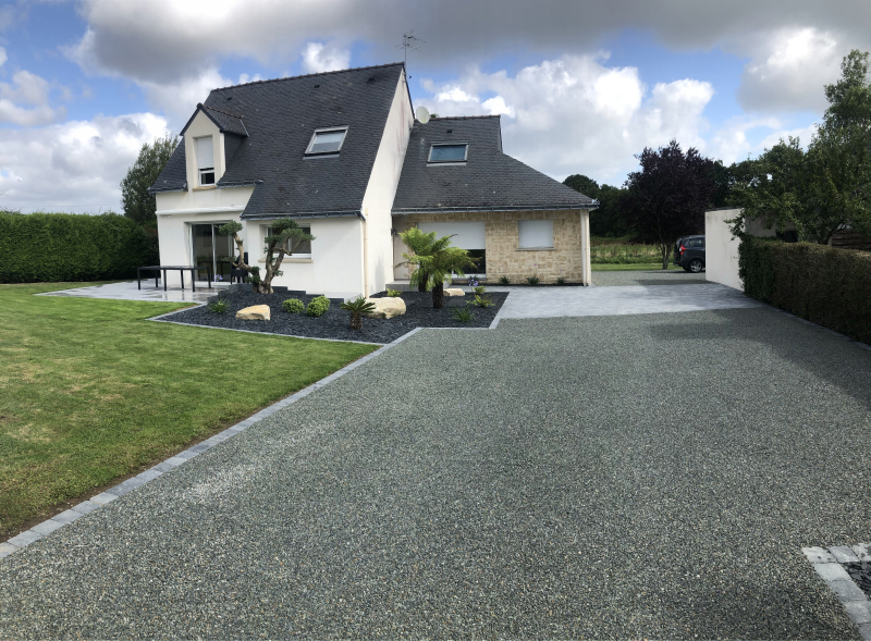 Jardin Dambiance Paysagiste Sarzeau COUR ALLEE TERRASSE 6