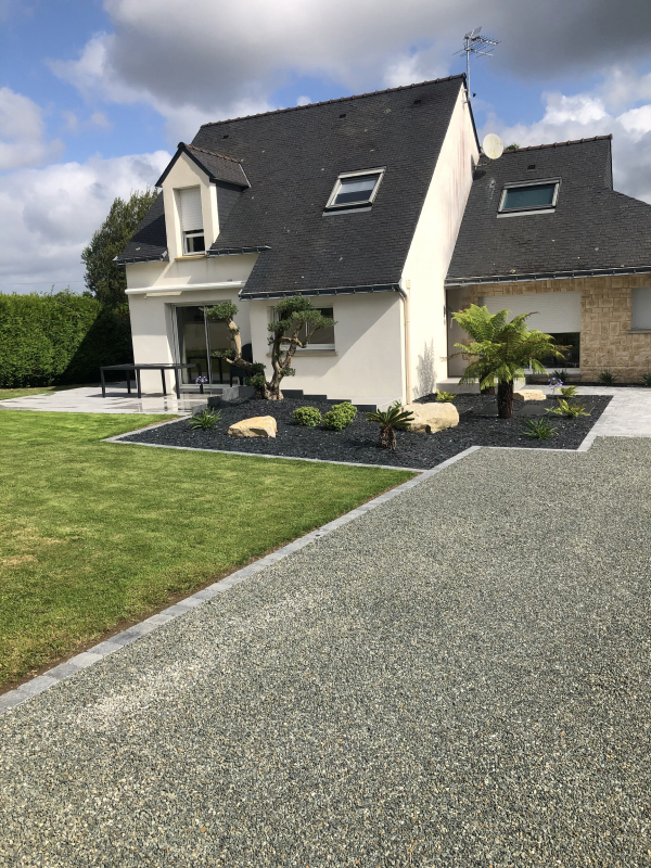 Jardin Dambiance Paysagiste Sarzeau COUR ALLEE TERRASSE 9