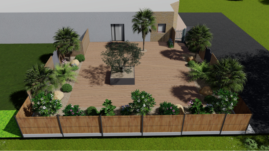 Jardin Dambiance Paysagiste Sarzeau Kerollaire 2 Photo 4