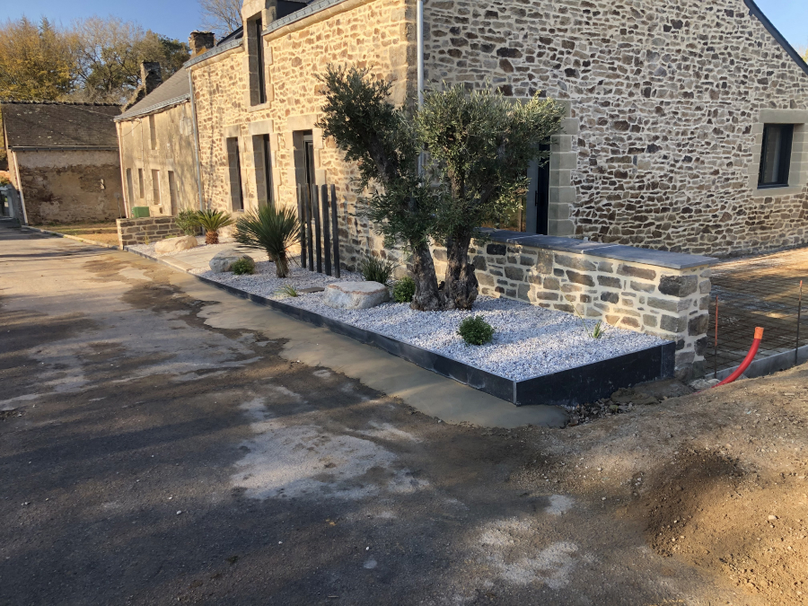 Jardin Dambiance Paysagiste Sarzeau Muret Pierre 13